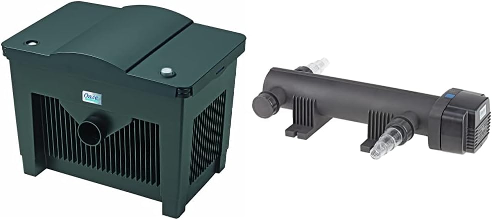 OASE 57377 Durchlauffilter BioSmart UVC 16000 geeignet für Teiche bis 16 m³, Filtersystem, Filterset inkl Filtermaterial und UVC Klärer, Schwarz – Bild 29