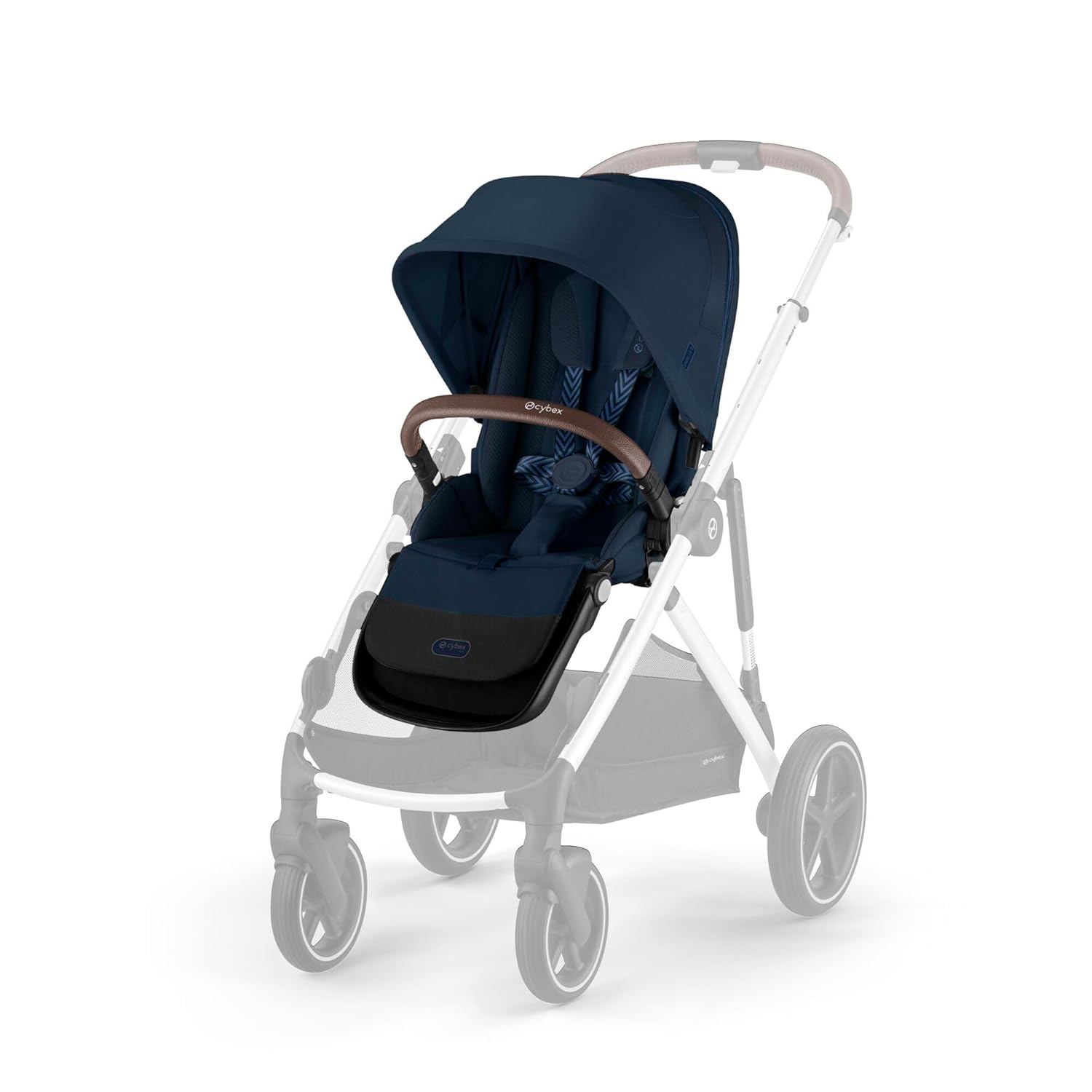 CYBEX Gold Sitzeinheit für Kinderwagen GAZELLE S und e-GAZELLE S, Ab Geburt bis ca. 4 Jahre, Moon Black – Bild 10