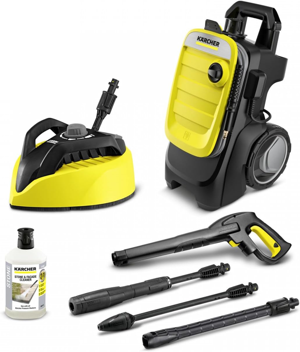 Krcher Hochdruckreiniger K 7 Premium Power Home, Druck: 180 bar, Durchfluss: 600 l/h, Flchenleistung: 60 m/h, Leistung: 3.000 W, Schlauchtrommel, mit Pistole, Dreckfrser, Strahlrohr – Bild 4
