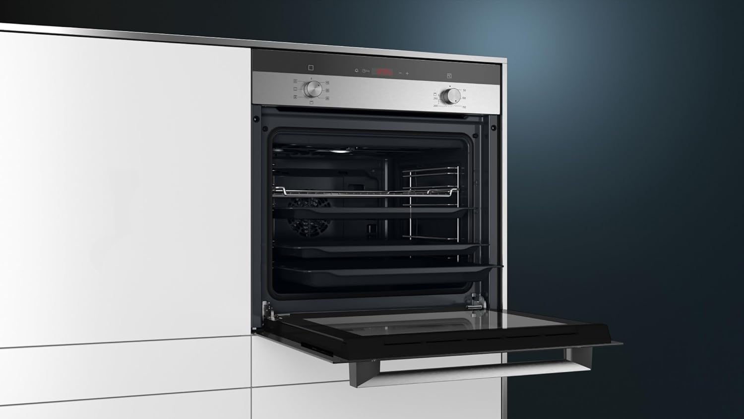 Siemens HB778G3B1,Q700 Smarter Einbau-Backofen, 60 x 60 cm, Made in Germany, Pyrolyse & Hydrolyse Selbstreinigung, Bratenthermometer, Air Fry, Backautomatik, Farbiger Touchscreen, 4D Heißluft, Schwarz – Bild 45