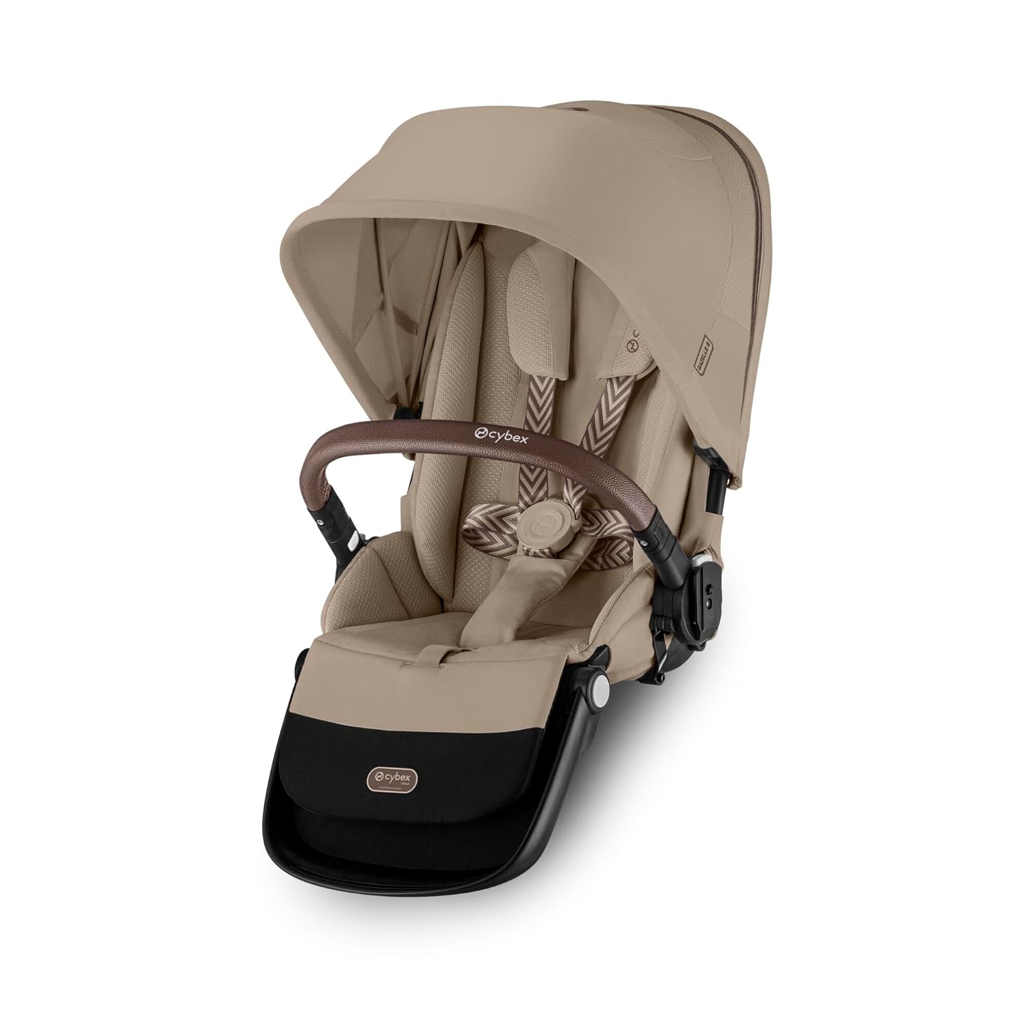 CYBEX Gold Sitzeinheit für Kinderwagen GAZELLE S und e-GAZELLE S, Ab Geburt bis ca. 4 Jahre, Moon Black – Bild 4