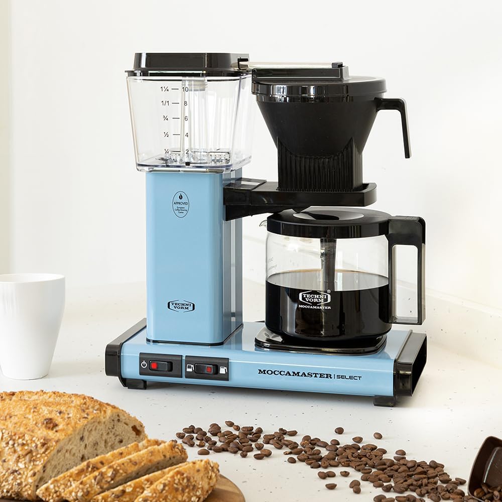 Moccamaster KBG Select, Kaffeemaschine, Retro Kaffeemaschine, Filterkaffee, Off-White, 1.25L – Bild 74