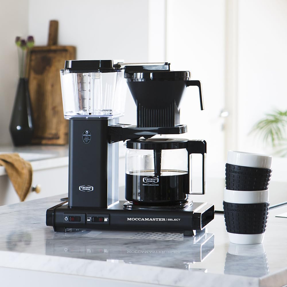 Moccamaster KBG Select, Kaffeemaschine, Retro Kaffeemaschine, Filterkaffee, Off-White, 1.25L – Bild 63