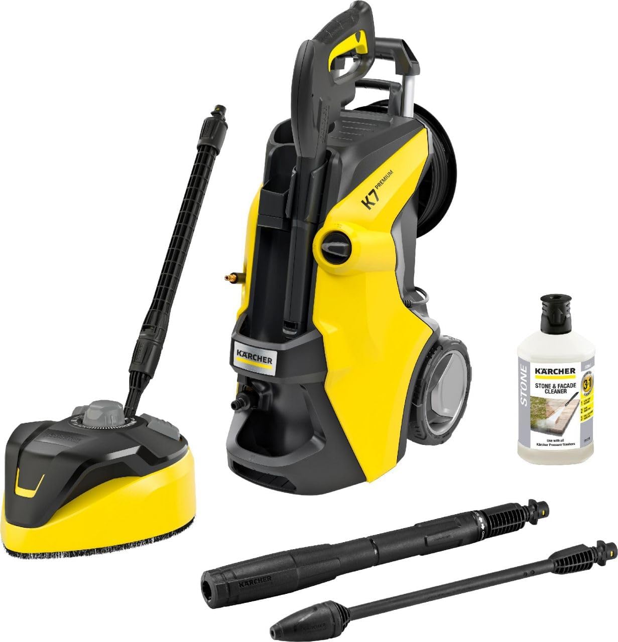 Krcher Hochdruckreiniger K 7 Premium Power Home, Druck: 180 bar, Durchfluss: 600 l/h, Flchenleistung: 60 m/h, Leistung: 3.000 W, Schlauchtrommel, mit Pistole, Dreckfrser, Strahlrohr – Bild 9