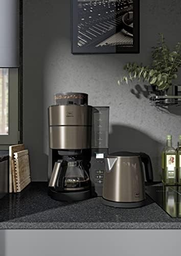 Melitta AromaFresh - Filterkaffeemaschine - mit Glaskanne - integriertes Mahlwerk - Timer Funktion - 10 Tassen - Pure Black – Bild 28