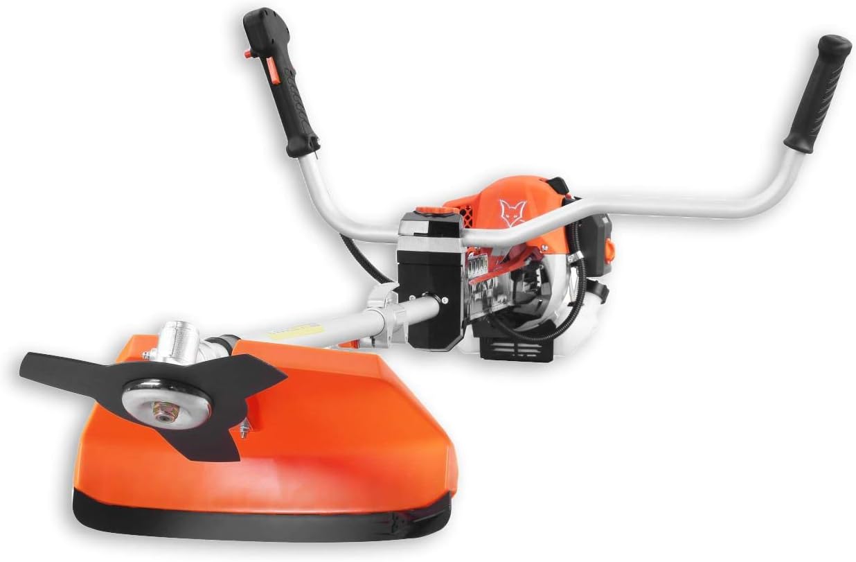 FUXTEC Profi Benzin Motorsense FX-PS162 – Profisense mit 62ccm, Faden und Komfort-Tragegurt – Rasentrimmer mit Antivibrationssystem – 2-Takt Freischneider Fadenspule – Bild 19