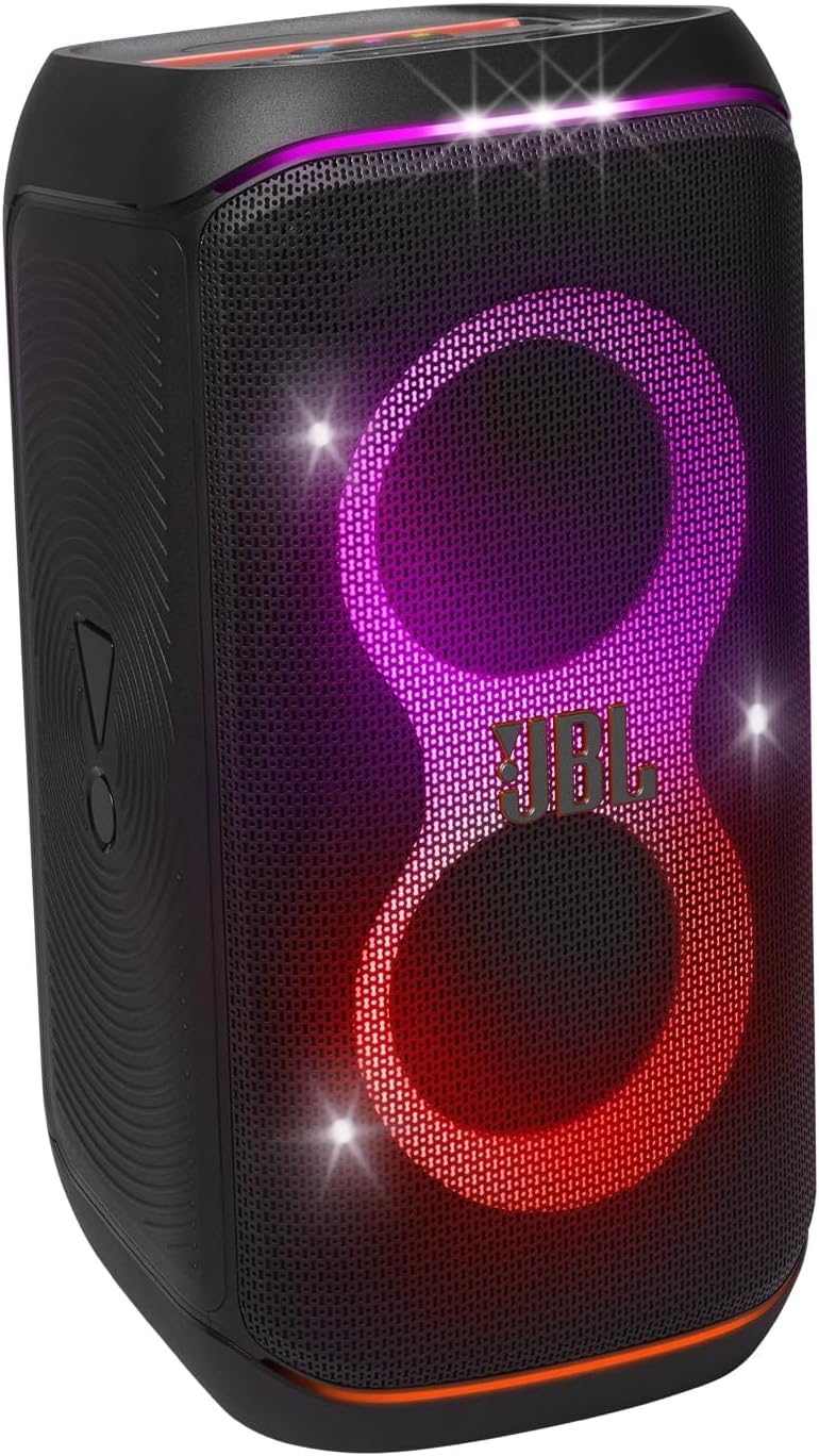 JBL Partybox Stage 120 in Schwarz – Tragbare Bluetooth-Lautsprecher-Box mit JBL Pro Sound, Lichtshow, KI-Sound-Boost und Teleskopgriff – 12 h Laufzeit – Bild 5