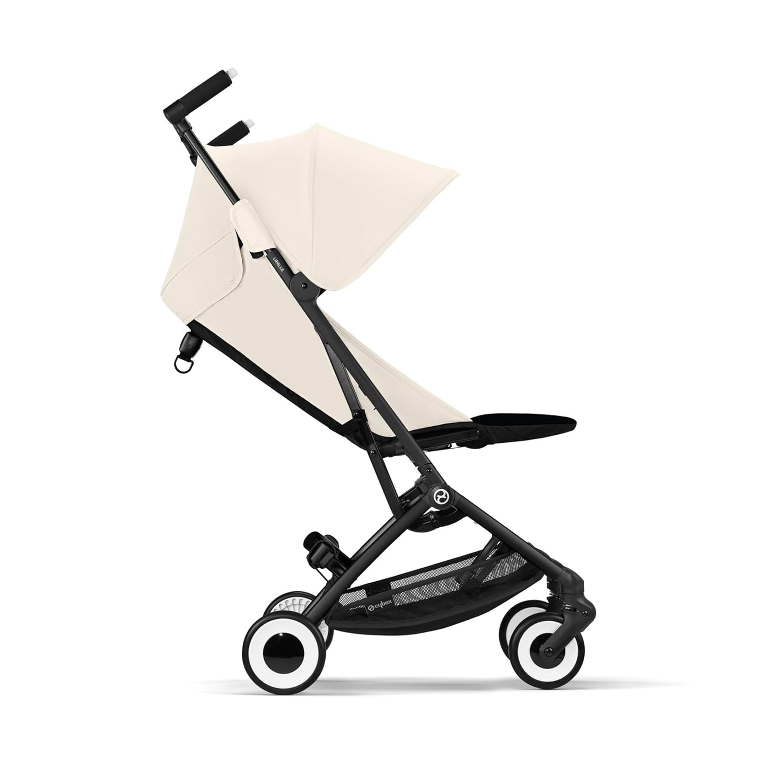 CYBEX Gold Kinderwagen Libelle mit One-Pull Harness, Von ca. 6 Monaten bis ca. 4 Jahre (max. 22 kg), Ultraleicht (nur 6 kg), Almond Beige (Beige mit taupefarbenem Rahmen) – Bild 48