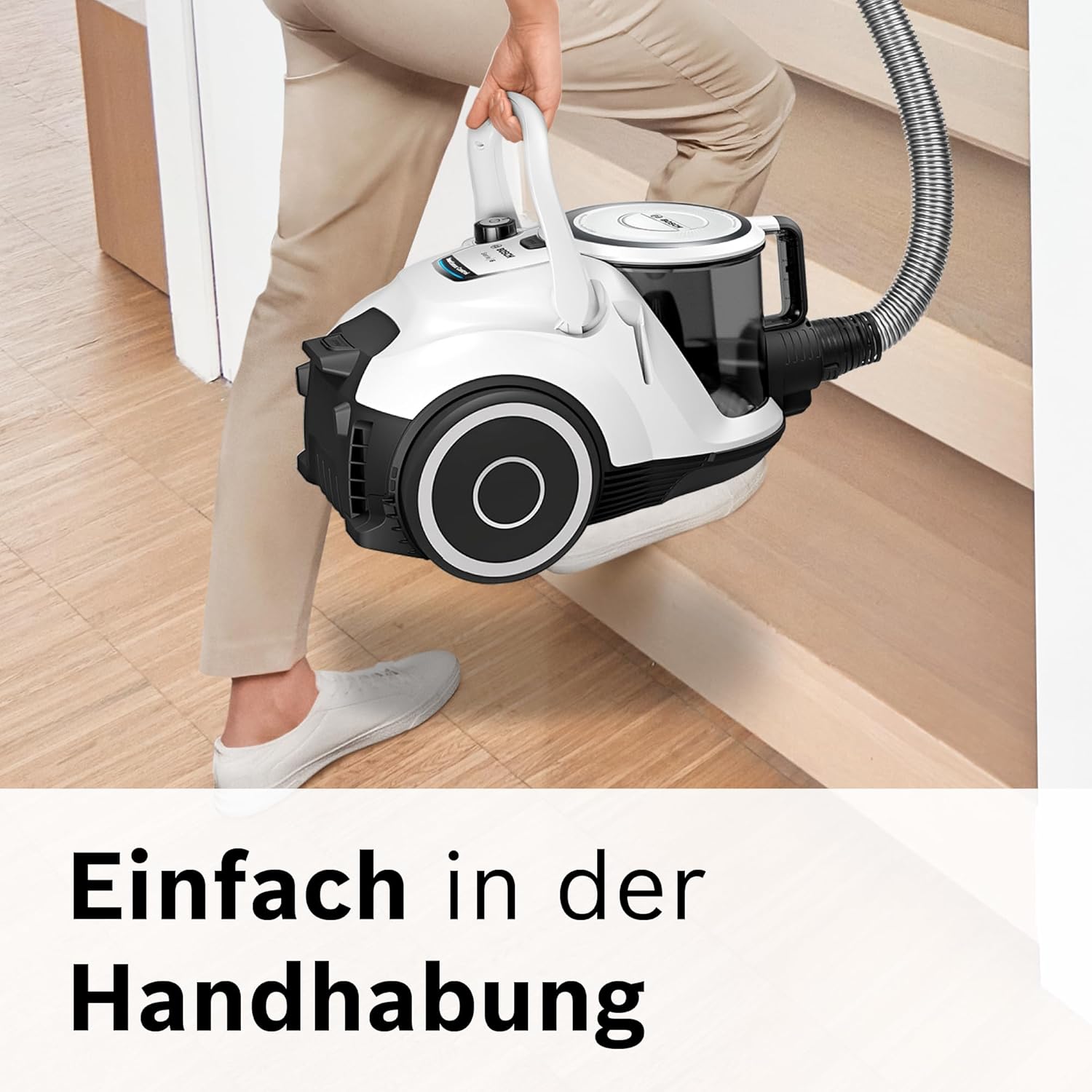 Bosch Staubsauger beutellos Serie 6 BGC41X36, Bodenstaubsauger, ideal für Allergiker, Hygiene-Filter, Bodendüse für Parkett, Teppich, Fliesen, Starke Saugleistung, leise, 700 W, blau – Bild 18