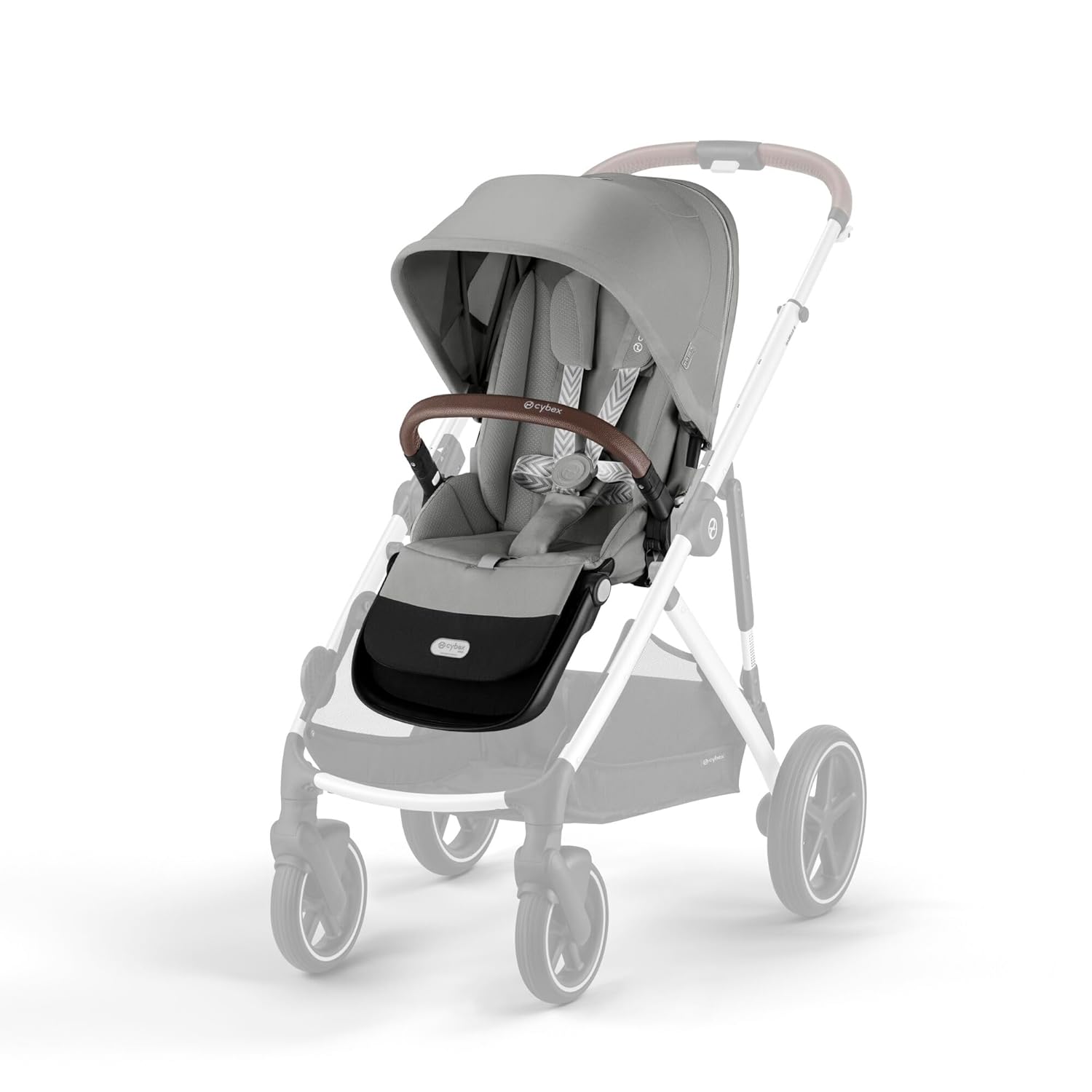 CYBEX Gold Sitzeinheit für Kinderwagen GAZELLE S und e-GAZELLE S, Ab Geburt bis ca. 4 Jahre, Moon Black – Bild 13