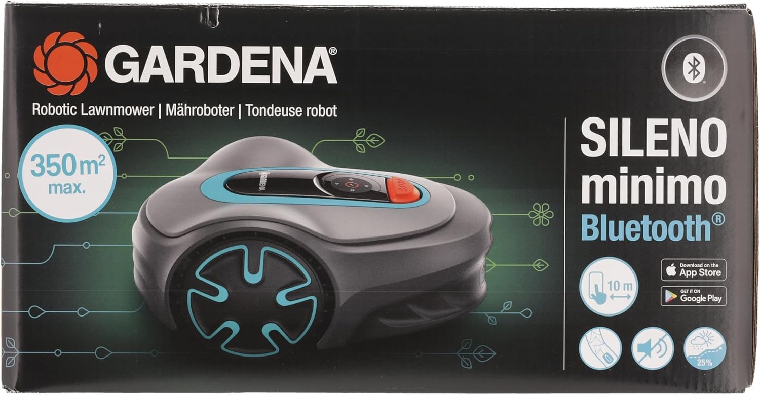 Gardena Mhroboter SILENO minimo 500 m: intelligenter Rasenmher mit optimaler Konnektivitt, mit Gardena Bluetooth App programmierbar, DE-Version (15202-20) – Bild 10
