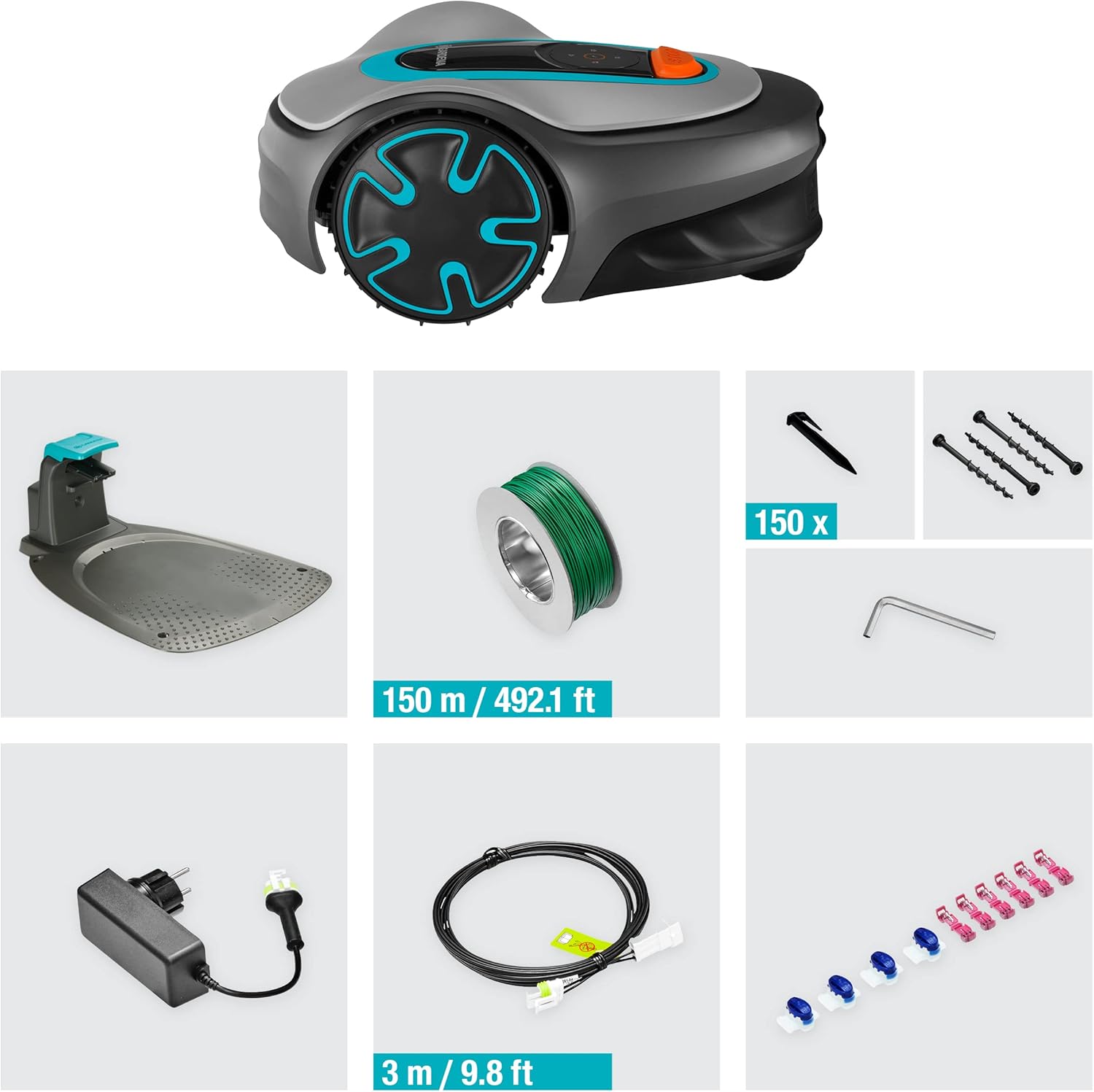 Gardena Mhroboter SILENO minimo 500 m: intelligenter Rasenmher mit optimaler Konnektivitt, mit Gardena Bluetooth App programmierbar, DE-Version (15202-20) – Bild 32