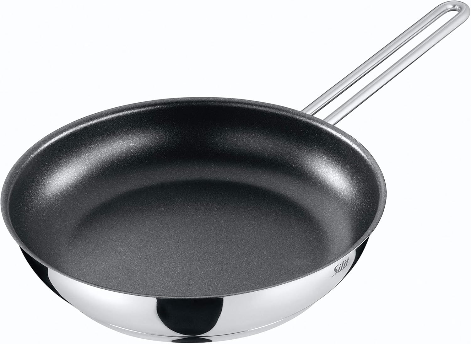 Silit Toskana Topfset induktionsgeeignet 10-teilig, Kochtopf Set mit Glasdeckel, Induktionskochtöpfe, Milchtopf, Dämpfer, Pfanne, Edelstahl teilmattiert, Induktions Töpfe Set unbeschichtet – Bild 5