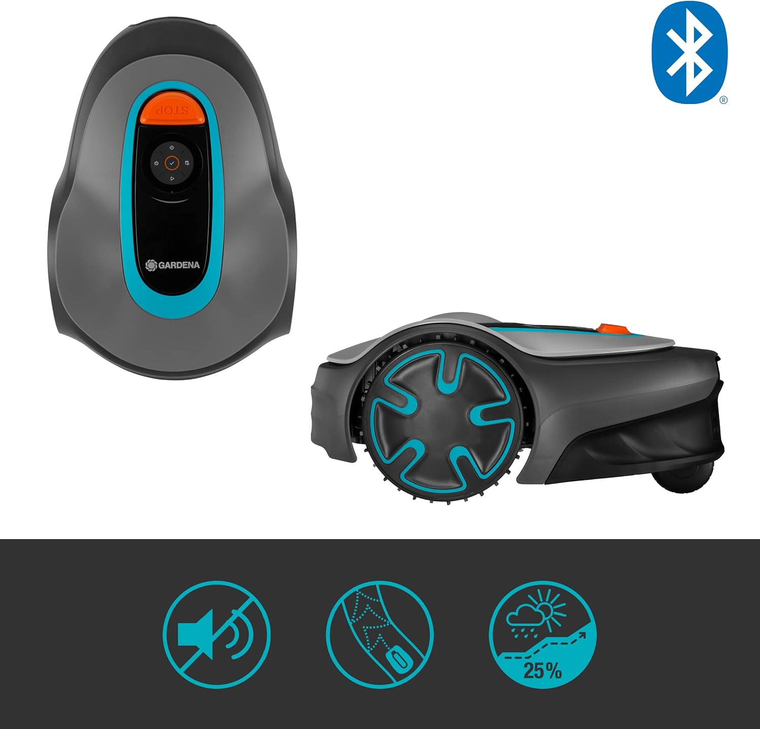 Gardena Mhroboter SILENO minimo 500 m: intelligenter Rasenmher mit optimaler Konnektivitt, mit Gardena Bluetooth App programmierbar, DE-Version (15202-20) – Bild 30