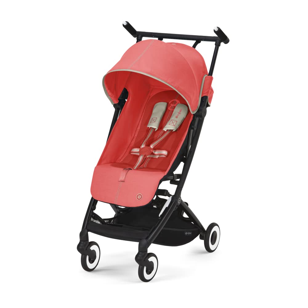 CYBEX Gold Kinderwagen Libelle mit One-Pull Harness, Von ca. 6 Monaten bis ca. 4 Jahre (max. 22 kg), Ultraleicht (nur 6 kg), Almond Beige (Beige mit taupefarbenem Rahmen) – Bild 10