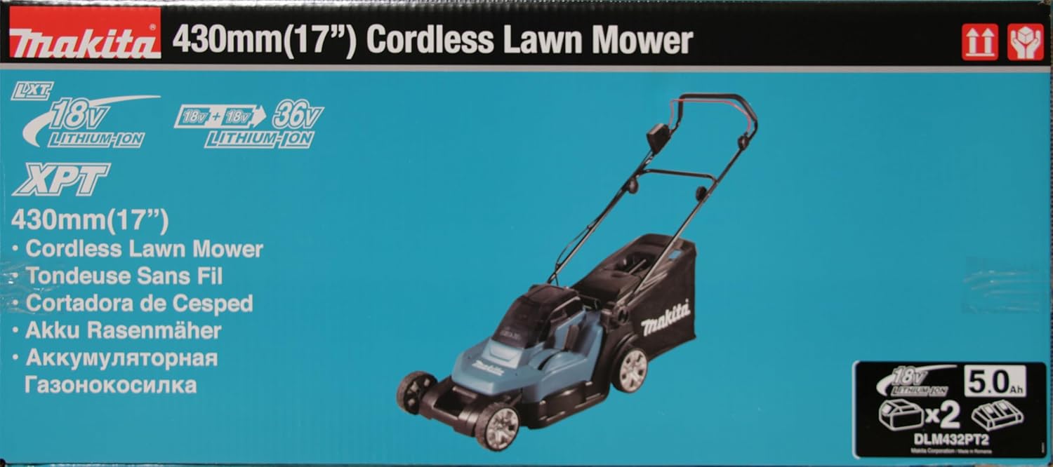 Makita DLM432Z Akku-Rasenmäher 2x18 V (ohne Akku, ohne Ladegerät) – Bild 40