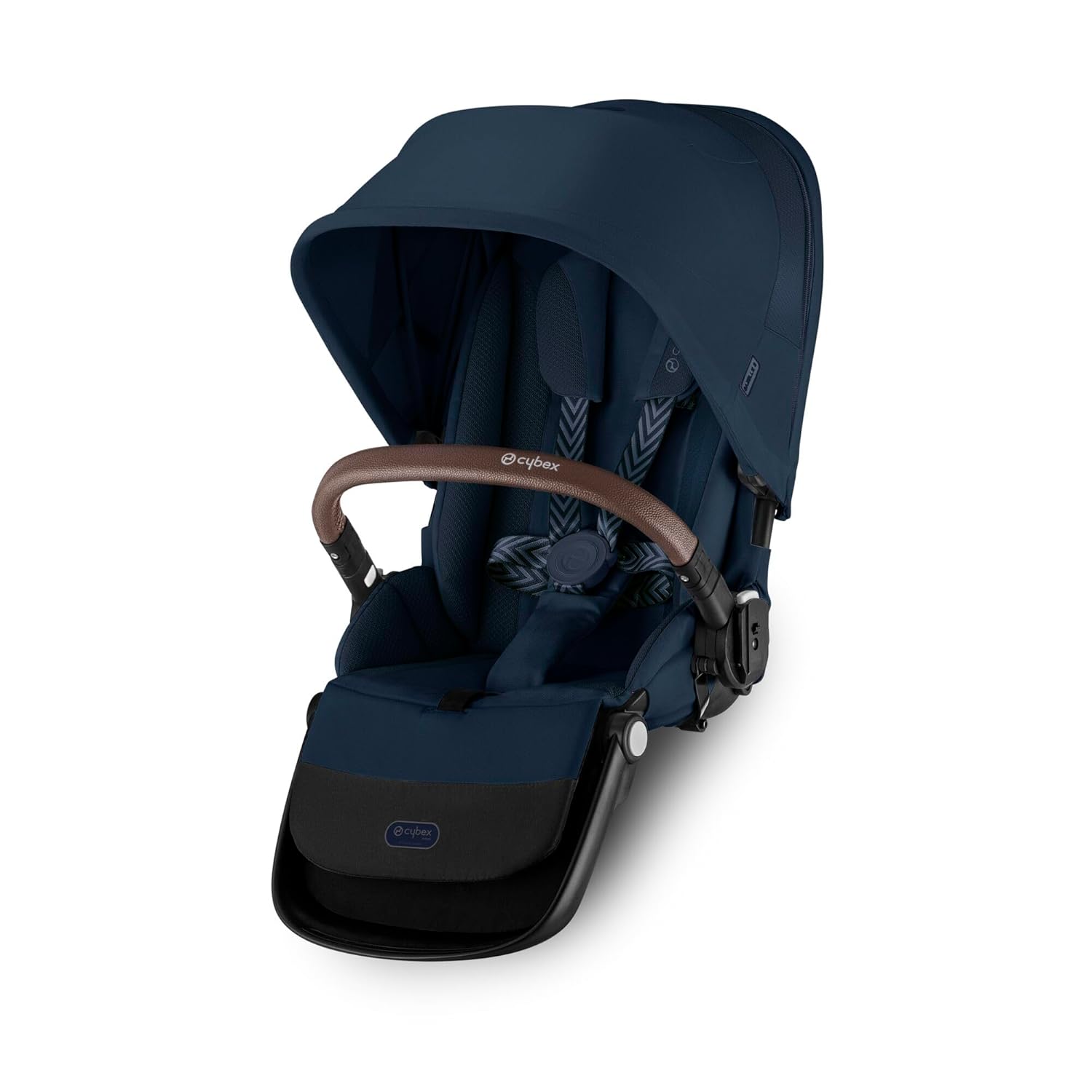 CYBEX Gold Sitzeinheit für Kinderwagen GAZELLE S und e-GAZELLE S, Ab Geburt bis ca. 4 Jahre, Moon Black – Bild 2