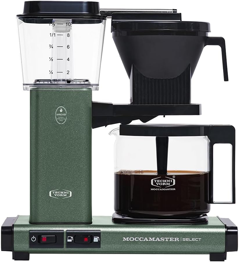 Moccamaster KBG Select, Kaffeemaschine, Retro Kaffeemaschine, Filterkaffee, Off-White, 1.25L – Bild 37