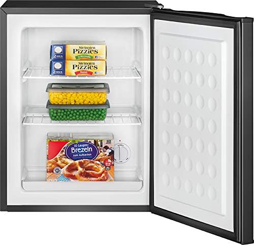 Bomann® Gefrierschrank klein mit 42L Nutzinhalt | Mini Gefrierschrank mit 2 herausnehmbaren Gitterablagen | Gefrierschrank mit wechselbarem Türanschlag & stufenloser Temperaturreglung |GB 7236 schwarz – Bild 11