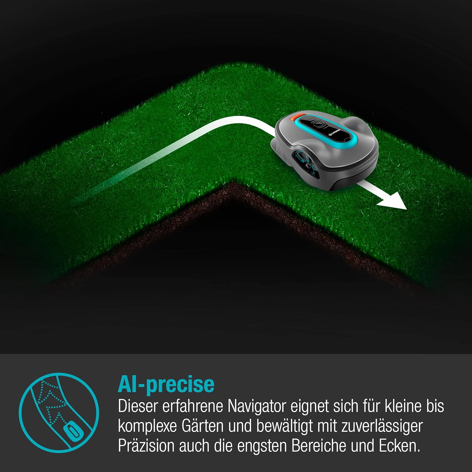 Gardena Mhroboter SILENO minimo 500 m: intelligenter Rasenmher mit optimaler Konnektivitt, mit Gardena Bluetooth App programmierbar, DE-Version (15202-20) – Bild 20