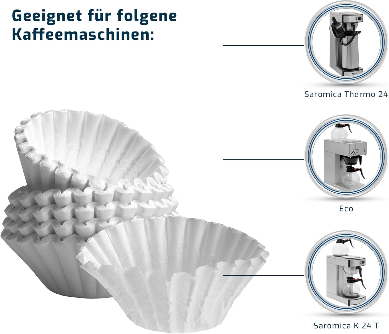 Saro Thermo Kaffeemaschine mit Korbfilter und Thermoskanne Industriekaffeemaschine mit Pumpkanne (2,2 Liter, ca. 10 Tassen Kaffee, Brüh- & Warmhaltefunktion), silber – Bild 20