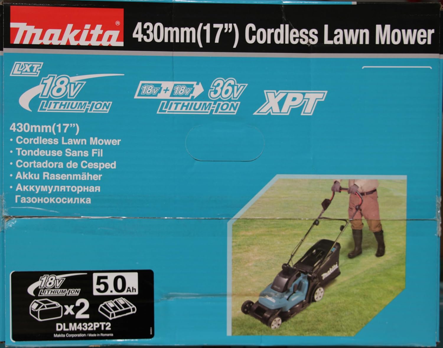 Makita DLM432Z Akku-Rasenmäher 2x18 V (ohne Akku, ohne Ladegerät) – Bild 41
