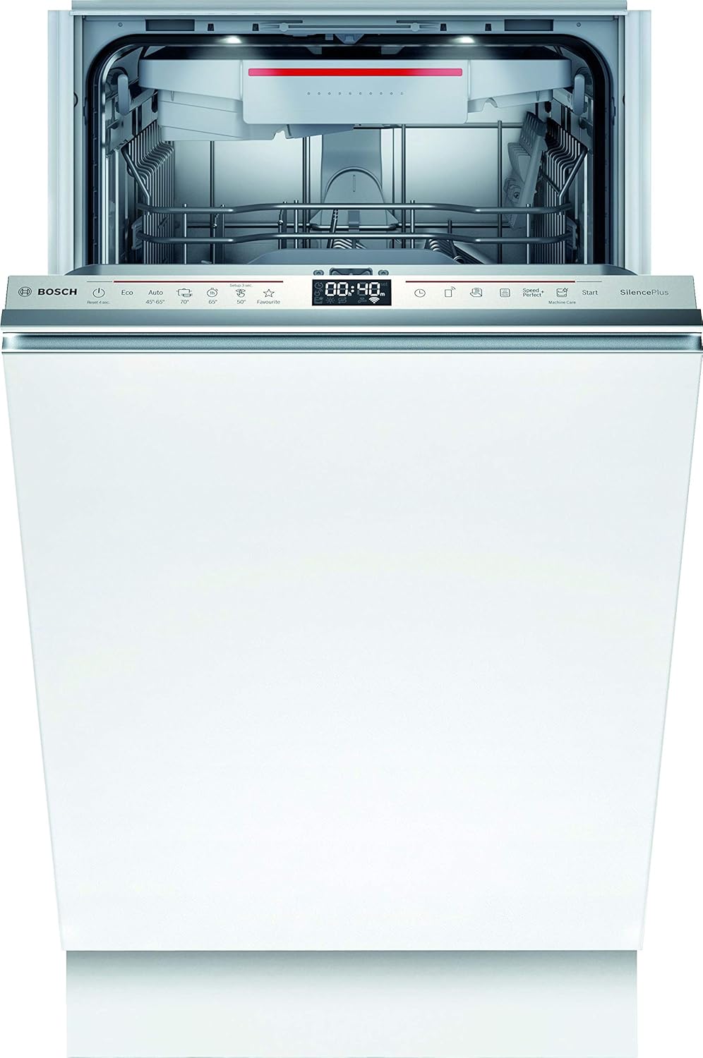 Bosch SPV2IKX10E Serie 2 Smarter Geschirrspüler vollintegriert, 45 cm breit, Besteckkorb, Extra Trocknen auf Knopfdruck, InfoLight roter Lichtpunkt am Boden, AquaStop Schutz gegen Wasserschäden, Weiß – Bild 17