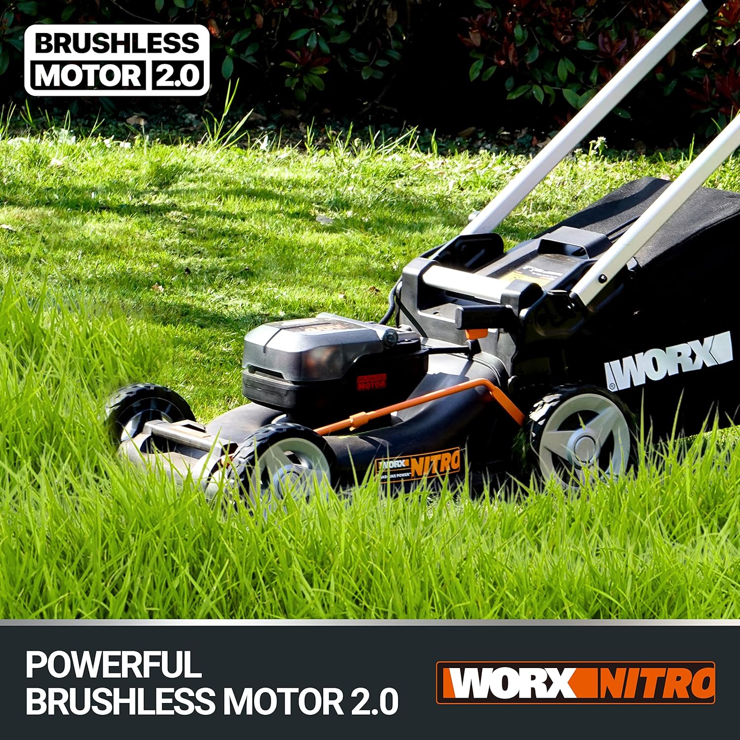 Worx Nitro 34 cm Akku-Rasenmher, Elektrischer Rasenmher, WG779E, 40 V PowerShare PRO 2 STK. 2,5 Ah Akku (Akkus & Ladegert inklusive) – Bild 13