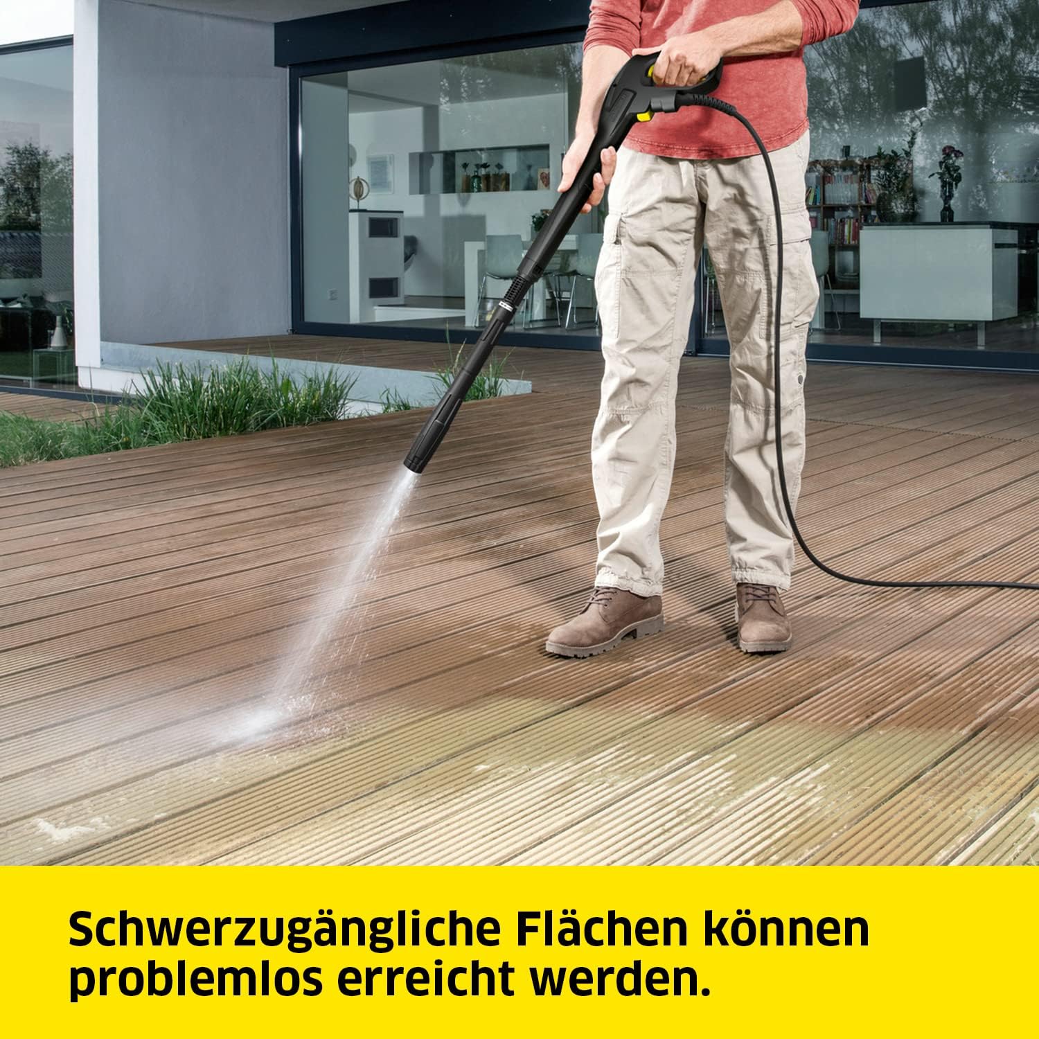 Krcher Hochdruckreiniger K 7 Premium Power Home, Druck: 180 bar, Durchfluss: 600 l/h, Flchenleistung: 60 m/h, Leistung: 3.000 W, Schlauchtrommel, mit Pistole, Dreckfrser, Strahlrohr – Bild 16