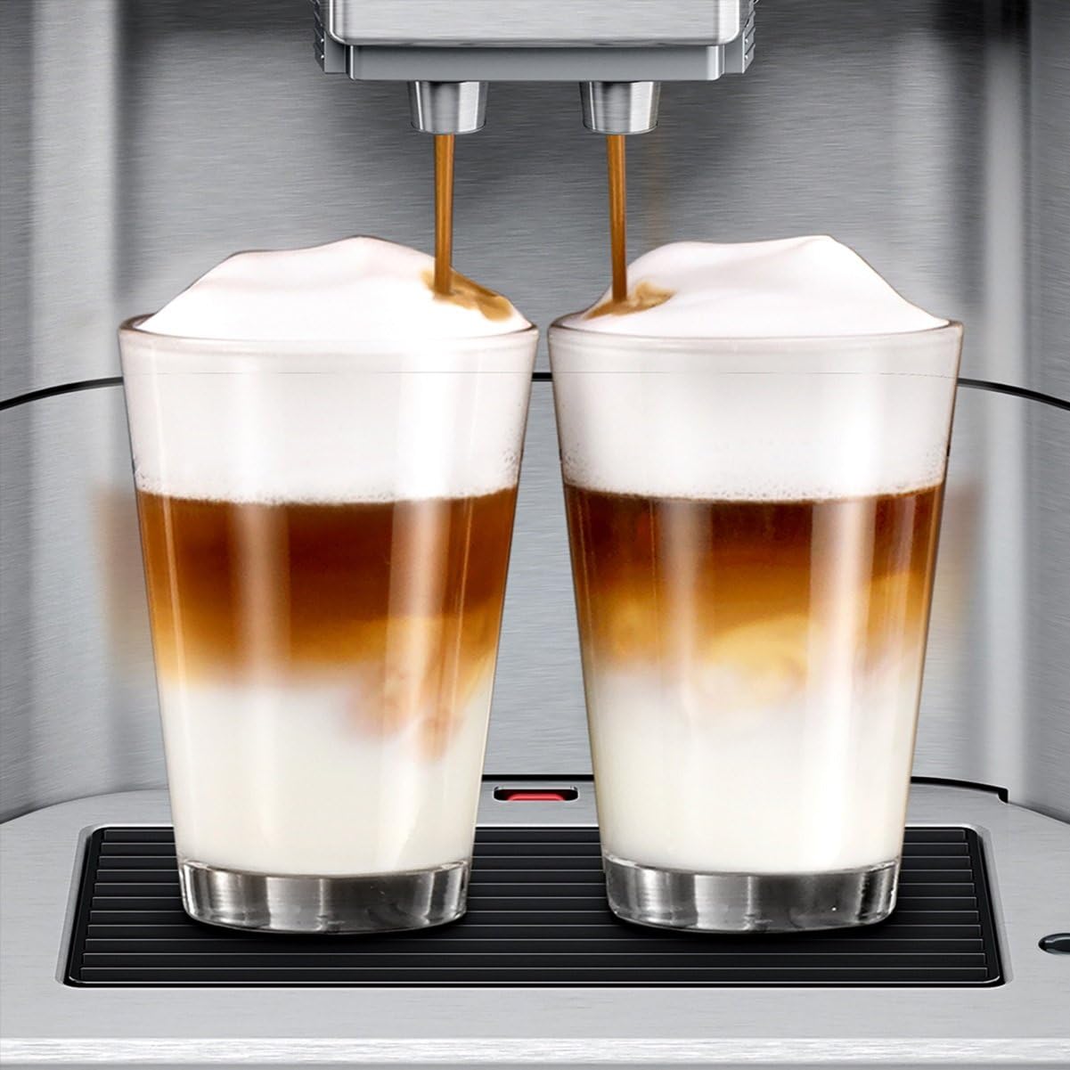 SIEMENS Kaffeevollautomat EQ6 plus s700 TE657503DE, für viele Kaffeespezialitäten, Milch-Aufschäumdüse, Keramikmahlwerk, Doppeltassenfunktion, Antikalk, automatische Dampfreinigung, 1500 W, edelstahl – Bild 13
