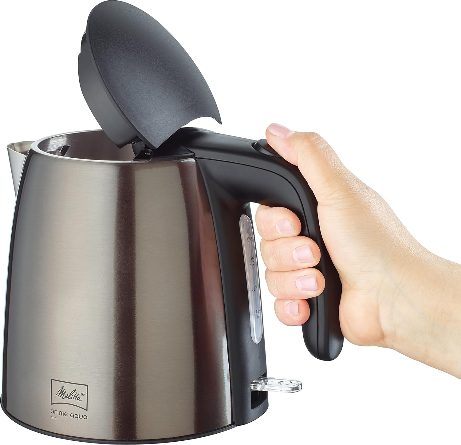 Melitta AromaFresh - Filterkaffeemaschine - mit Glaskanne - integriertes Mahlwerk - Timer Funktion - 10 Tassen - Pure Black – Bild 34