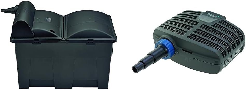 OASE 57377 Durchlauffilter BioSmart UVC 16000 geeignet für Teiche bis 16 m³, Filtersystem, Filterset inkl Filtermaterial und UVC Klärer, Schwarz – Bild 23