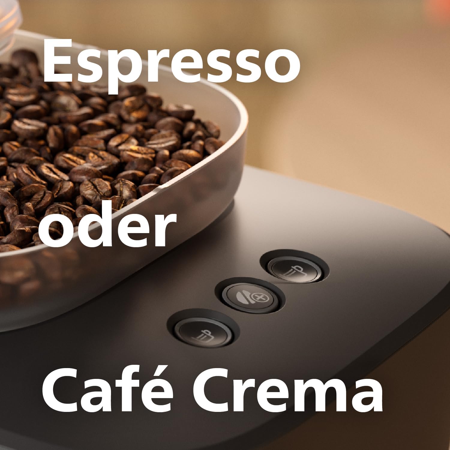 Philips Baristina Espressomaschine - Real Espresso- made simple. Kompakte Kaffeemaschine- Naturweiß mit weißem Siebträger- 16-bar-Pumpendruck- automatisches Mahlwerk- Cafe Crema (BAR300/00) – Bild 8