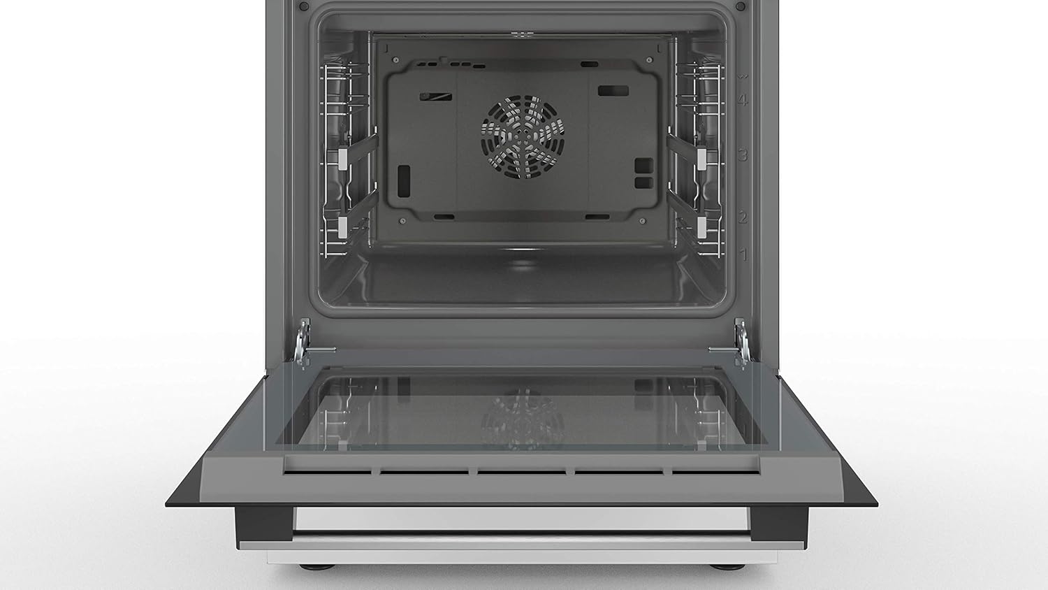Bosch HKR39C250 Serie 4 Elektro-Standherd, 60 cm breit, EcoClean Direct Reinigungshilfe, 3D Heißluft Backen auf 3 Ebenen, LED-Display-Steuerung, erweiterbare Kochzone für großes Kochgeschirr – Bild 11