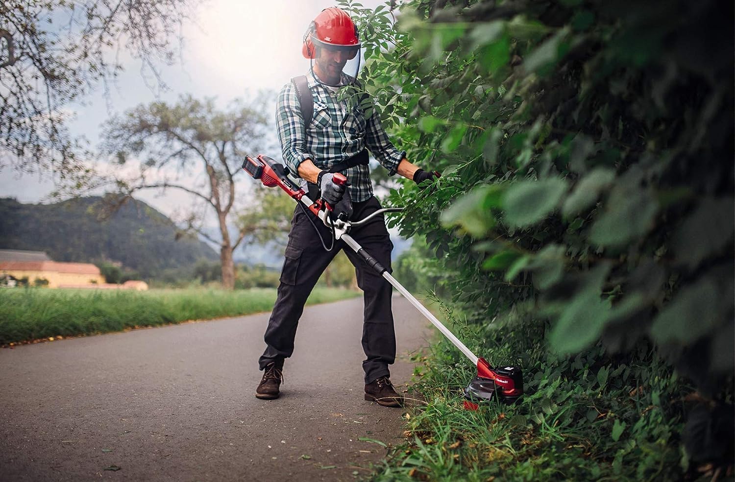Einhell Akku-Sense Agillo 36/255 BL Power X-Change (Li-Ion, 2 x 18 V, Brushless Front-Motor, elektronische Drehzahlregulierung, Zweihandgriff, Split Shaft, ohne Akku und Ladegerät) – Bild 6