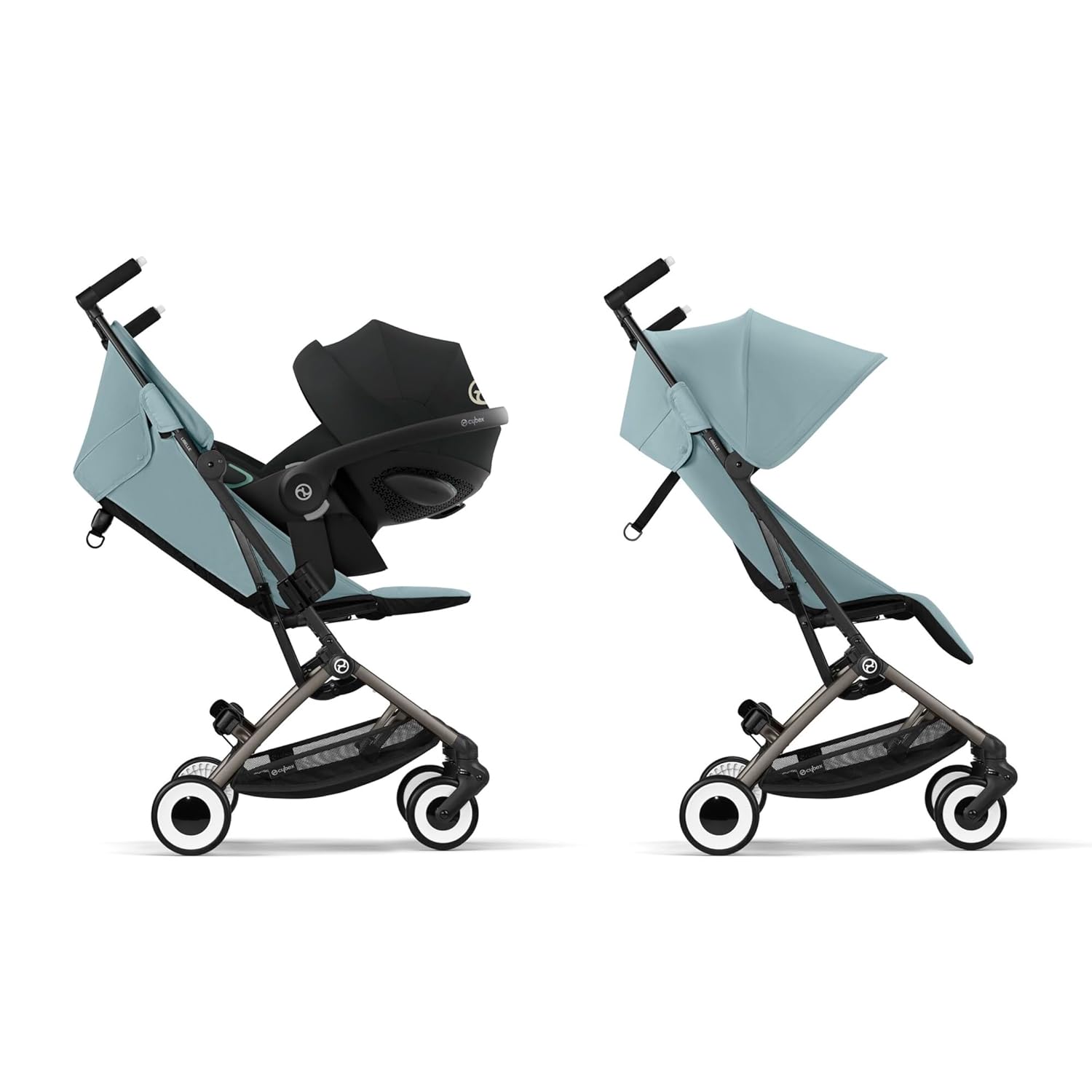 CYBEX Gold Kinderwagen Libelle mit One-Pull Harness, Von ca. 6 Monaten bis ca. 4 Jahre (max. 22 kg), Ultraleicht (nur 6 kg), Almond Beige (Beige mit taupefarbenem Rahmen) – Bild 44