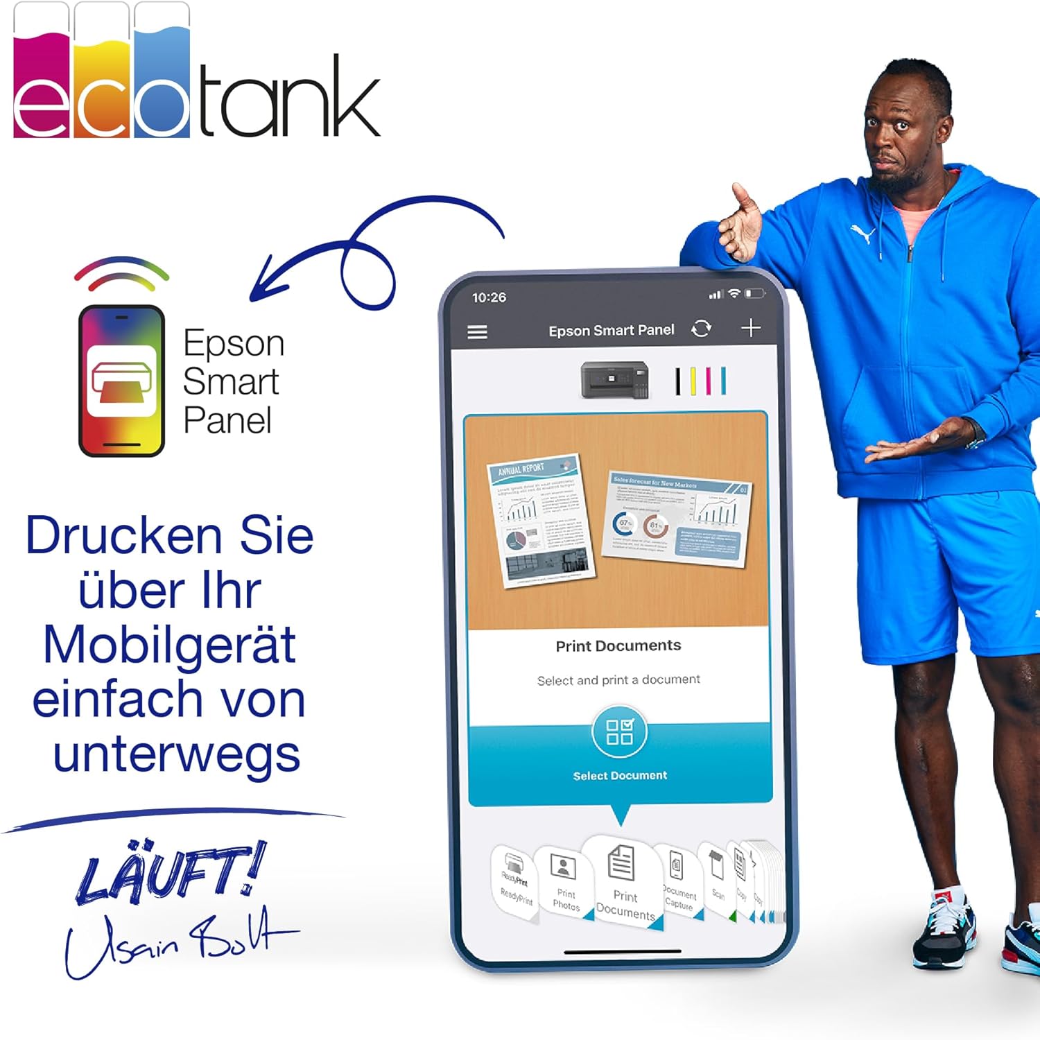 Epson EcoTank ET-2870 A4-Multifunktions-Wi-Fi-Tintentankdrucker, mit einem im Lieferumfang enthaltenen Vorrat an Tinten bis zu 3 Jahren – Bild 27