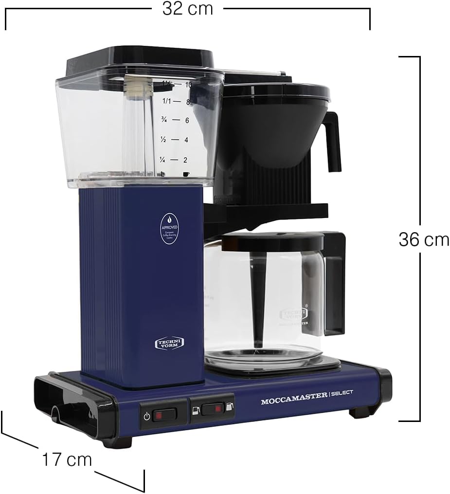 Moccamaster KBG Select, Kaffeemaschine, Retro Kaffeemaschine, Filterkaffee, Off-White, 1.25L – Bild 96