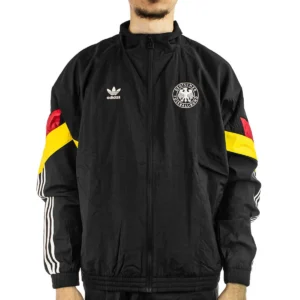Drei Streifen DFB OG Track Top Trainings Jacke IY7049 - schwarz-rot-gold