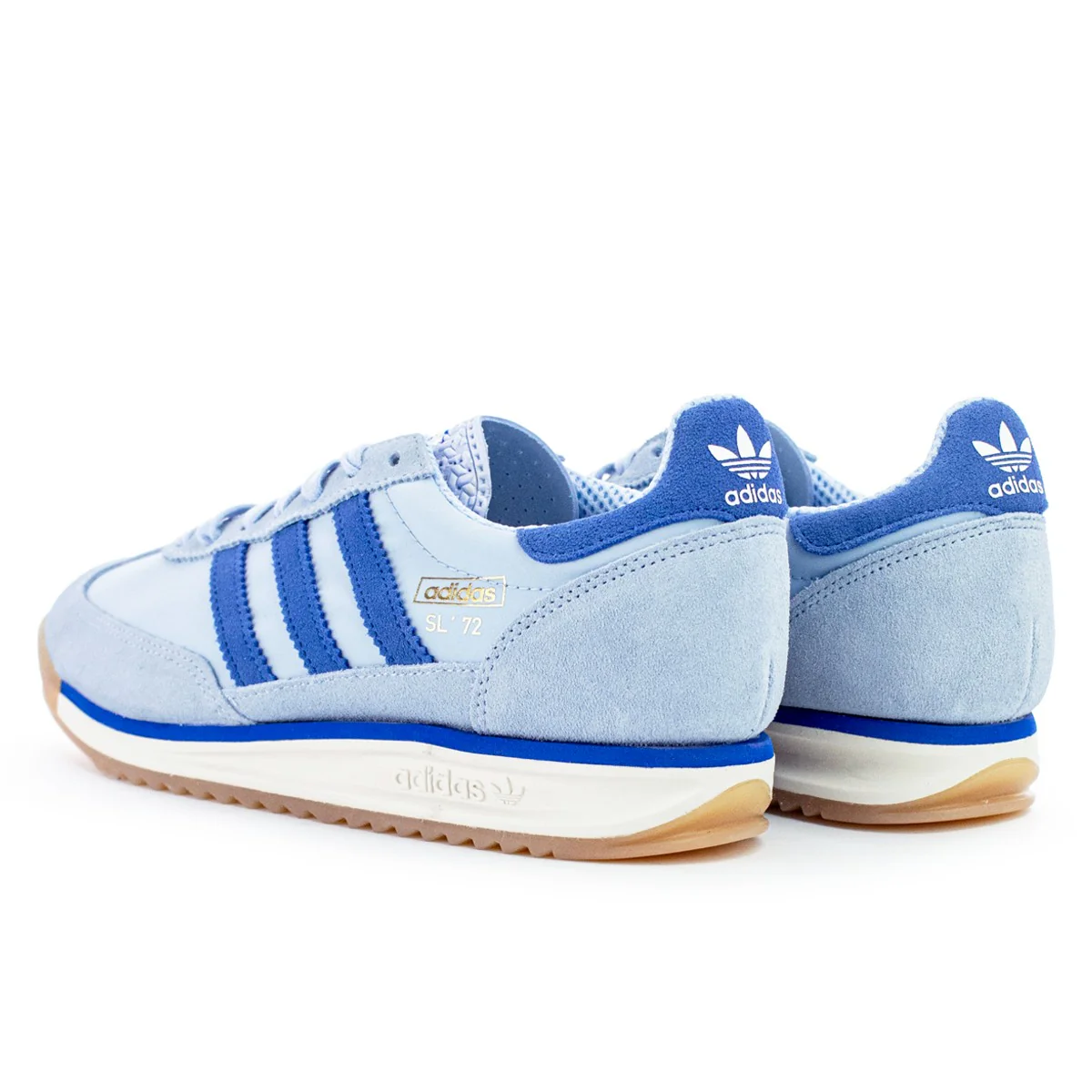 Drei Streifen SL 72 RS JH5099 - hellblau-blau-creme-gum – Bild 3