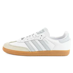 Drei Streifen Samba OG W IE0877 - weiss-hellblau-gum